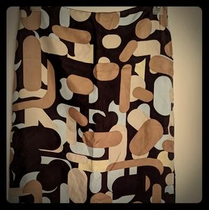 Kenneth Cole Geometric pattern skirt